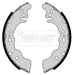 BORG & BECK Комплект тормозных колодок BBS6422